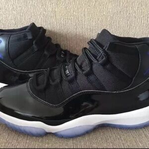 Jordan 11 Retro Space Jam Black with Icy Blue Sole